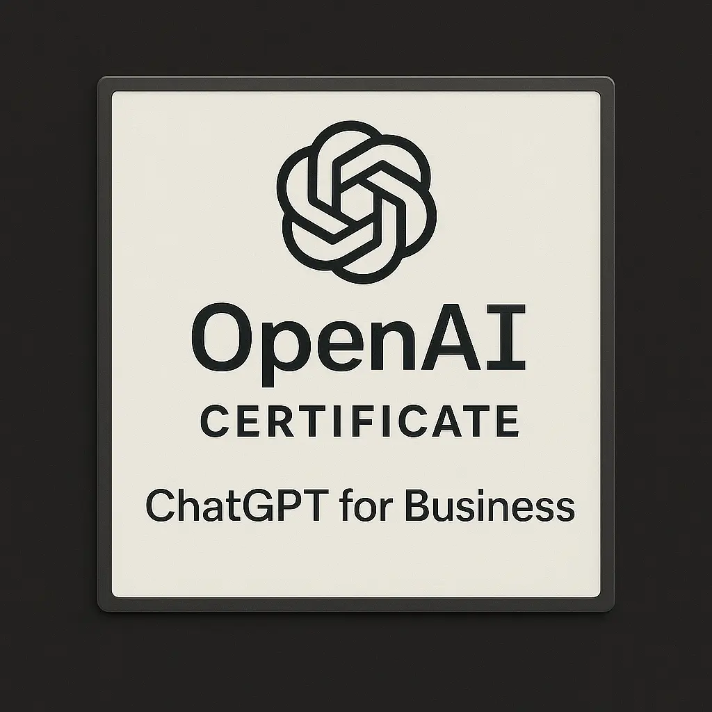 OpenAI Certificate