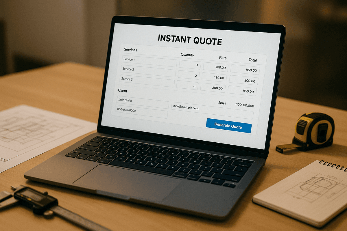 Preview of QuoteBuilder
